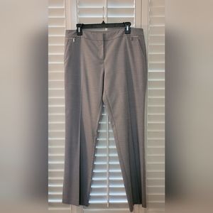 EUC  New York & Co 7th Avenue Light Grey Trousers Size 12